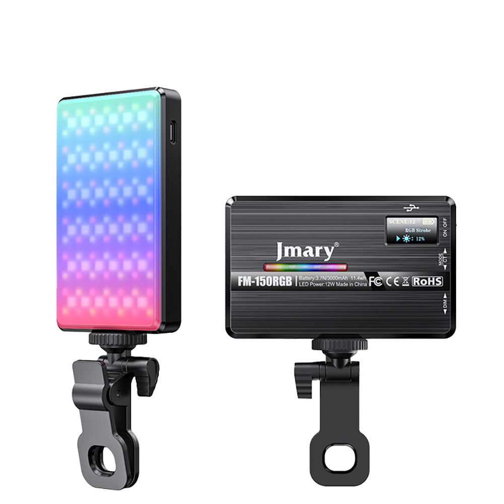 Jmary FM-150RGB RGB Led Telefon-Kamera Üstü Aydınlatma Işığı Jmary FM-150RGB RGB Led Telefon-Kamera Üstü Aydınlatma Işığı